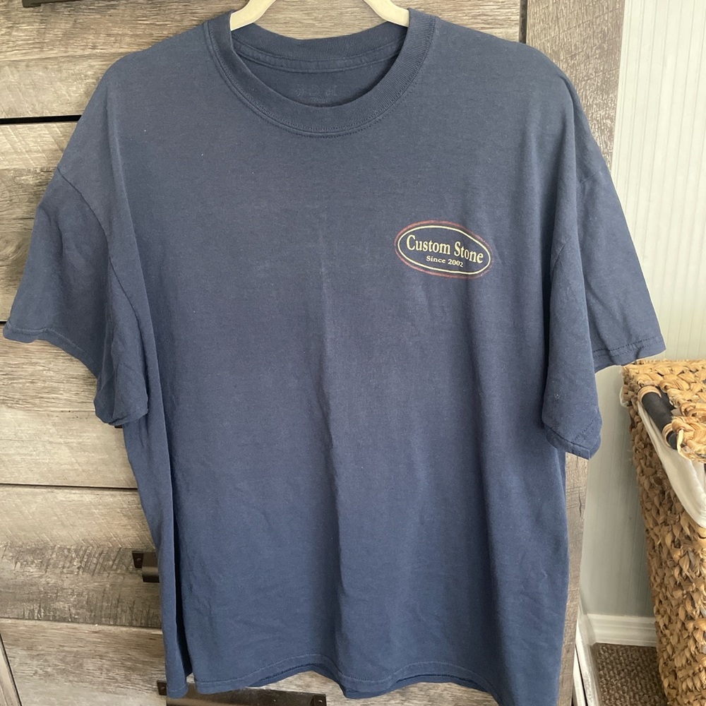 Navy Custom Stone Tee